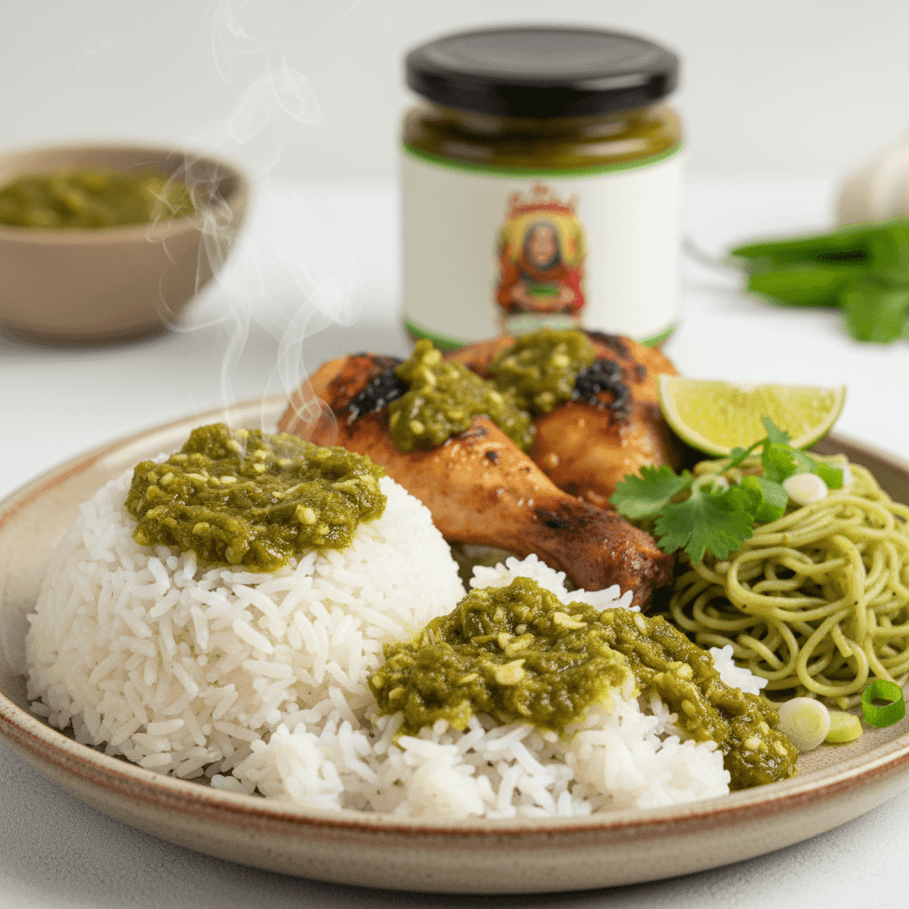 Green Chilli Sambal close-up